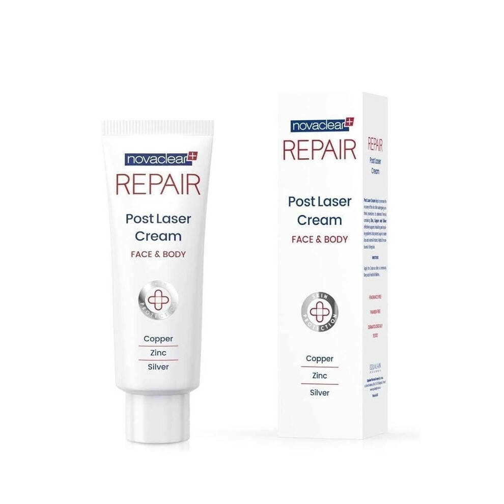 Cream Novaclear Repair Post Laser 40Ml |Soothing & Healing For Face & Body|Post-Treatment Skin Recovery|Moisturizing Formula For Sensitive Skin