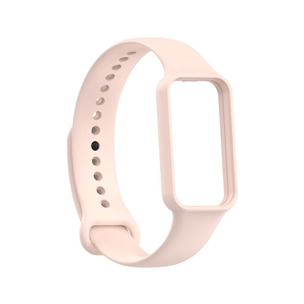 (Pink) Strap For Amazfit Band 7 Silicone Bracelet Sport Wrist Replacement Strap Soft For Amazfit Band Pink 8795863235530