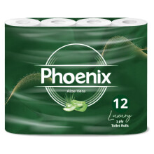 12 Rolls Aloe Vera 3 Ply Quilted Toilet Tissue