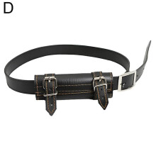 (110cm, black) Pu Leather Belt For Katana Belt Demon Slayer Belt Rapier Ring Strap Belt Holster Sword Belt Waist Sheath Scabbard Holder 110cm