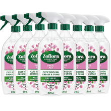 Zoflora Multipurpose Disinfectant Spray Bottle Sweet Pea 8 x 800ml