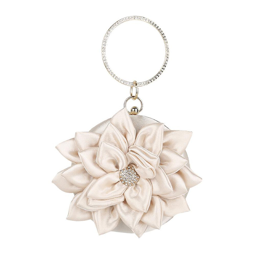 Diamond Evening Bag Flower Wedding Bags For Bride Purse And Handbags Wedding Party Day Clutches All Match Colorful Tote-image