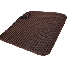 (Coffee) Office Heating Small Square Cushion Heating Single Seat Car Seat Cushion
