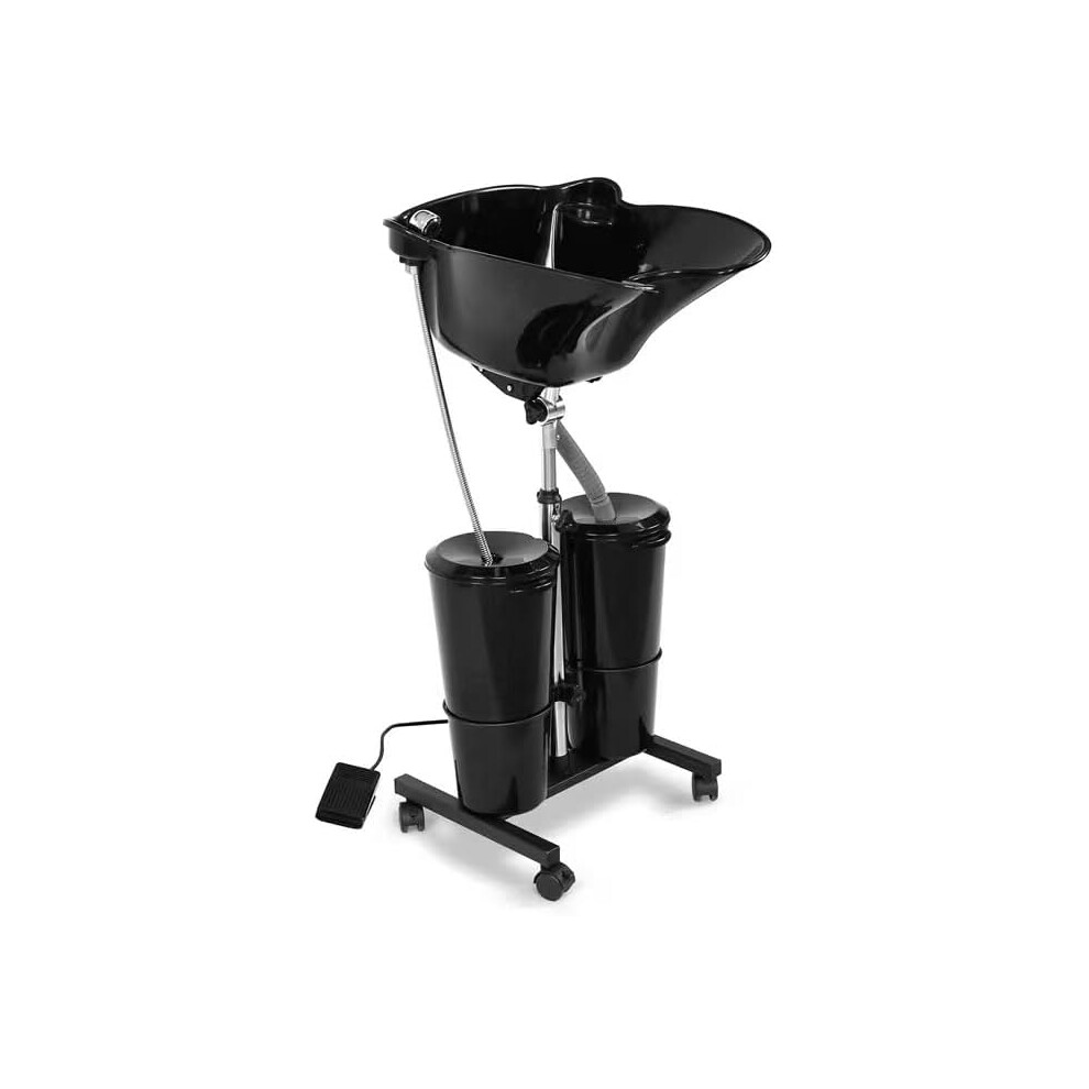 Hairdressing Shampoo Bowl Portable Salon Mobile Hair Washing Basin Sink