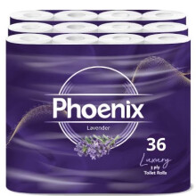 36 Phoenix Soft Lavender Fragranced Luxury Toilet Rolls