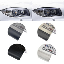 (30cmx60cm, Matte Black) Car Light Film Car Headlight Fog Light Taillight Smoke Black Tint Vinyl Film Self-adhesive Motorcycle Vinyl Wrap Car Decoration