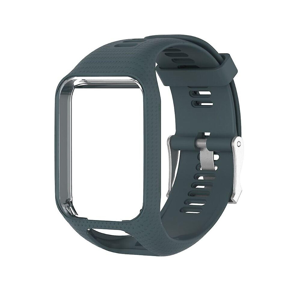 (Rock Cyan) Hot Silicone Replacement Wrist Band Strap For Tomtom Runner 2 3 Spark 3 Gps Watch-image-OPC-PFTRR8N-NEW