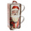 URBN-CHEF 8 Pcs 265ml Tea Coffee Santa Mugs Gift Set Cocoa Stackable Cups Christmas Design 4