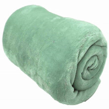 (Duck Egg) 200*230cm Black Pink Grey Violet Fleece Blanket Luxury Warm Home Sofa Bed