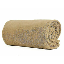 (Light Beige) 200*230cm Black Pink Grey Violet Fleece Blanket Luxury Warm Home Sofa Bed