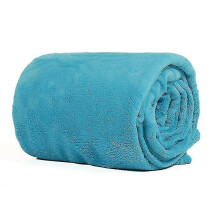 (Sky Blue) 200*230cm Black Pink Grey Violet Fleece Blanket Luxury Warm Home Sofa Bed