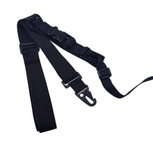 (A) Tactical Hunting 3 Point Rifle Sling Strap Adjustable For Airsoft Belt Paintball Braces Wear-resistant Accessories