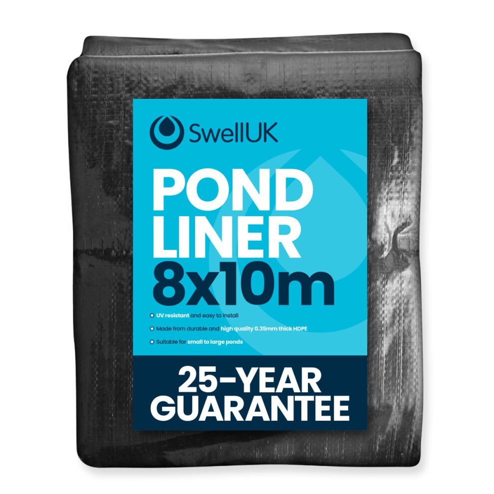 Swell Uk (8X10m) 25 Year Guarantee Heavy Duty Pond Liner