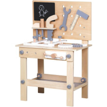 Kids Work Bench And Tools Play Set Wooden Pretend Play Builder