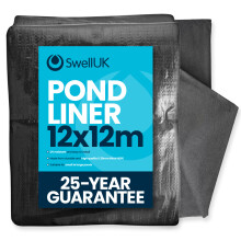 (12x12m) Swell UK 25 Year Guarantee Heavy Duty Pond Liner
