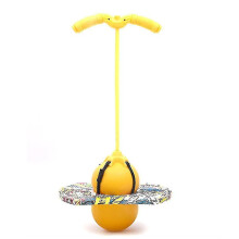(Yellow) Jum Ball Toy Ba Board With Exercise Bouncing Ball #yogu