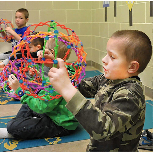 Hoberman Sphere Ball , Breathing Ball, Plastic Scalable Stretch Ball 1