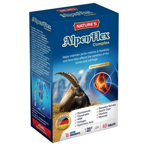 Alpen Flex Complex helps maintain joints mobility 40 tablets