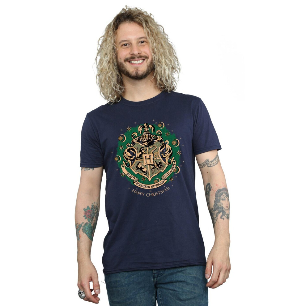 Wreath Cotton Christmas T-Shirt