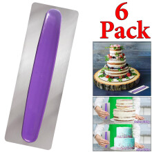 6 PCs Cake Decorating Comb Edge Smoother Cream Butter Baking Tool