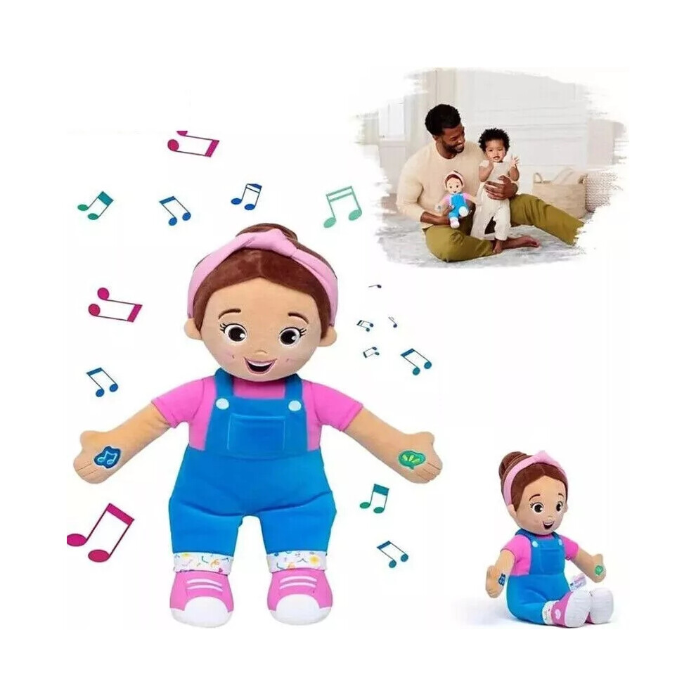 30CM Miss Rachel Singing Plush Doll, Interactive Rachel Lady Stuffed Toy w/Sound