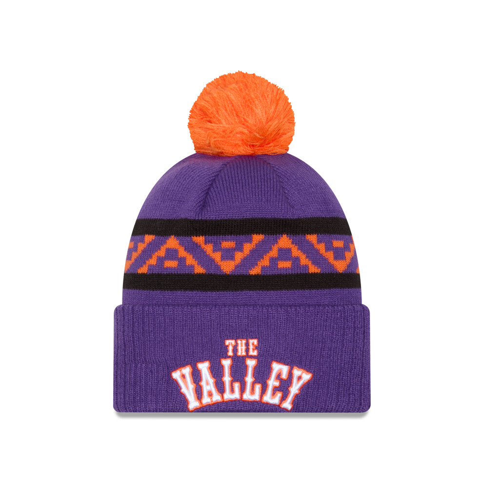 Phoenix Suns Knitted New Era Bobble Cuff Beanie