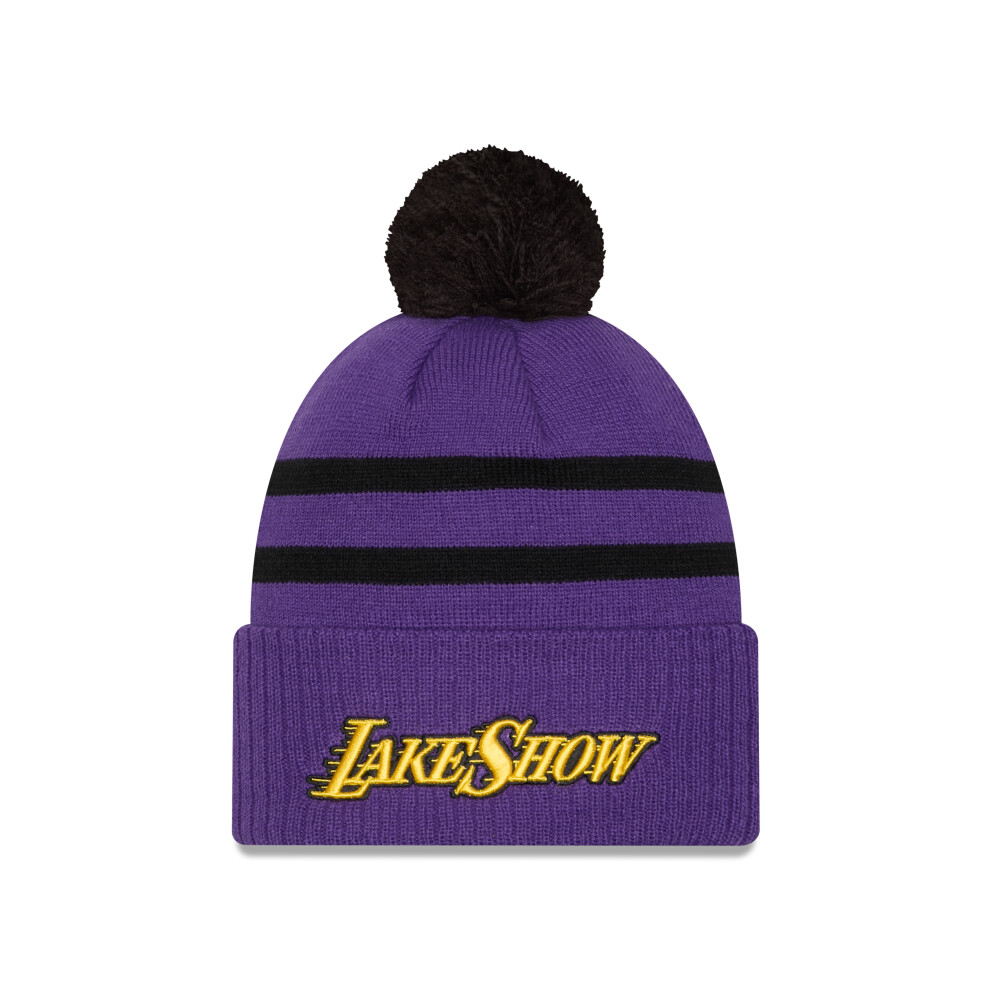 New Era La Lakers Knitted Bobble Cuff Beanie Not,Specified