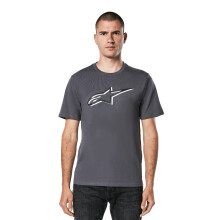 T-shirt Alpinestars manches courtes homme coton Ageless Shadow CSF anthracite noir
