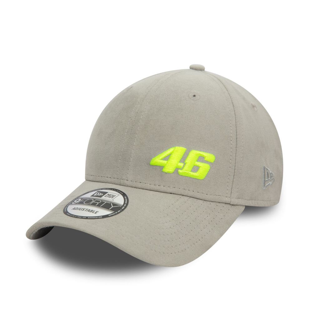 New Era Mens Suede 9Forty Cap ~ VR46 grey