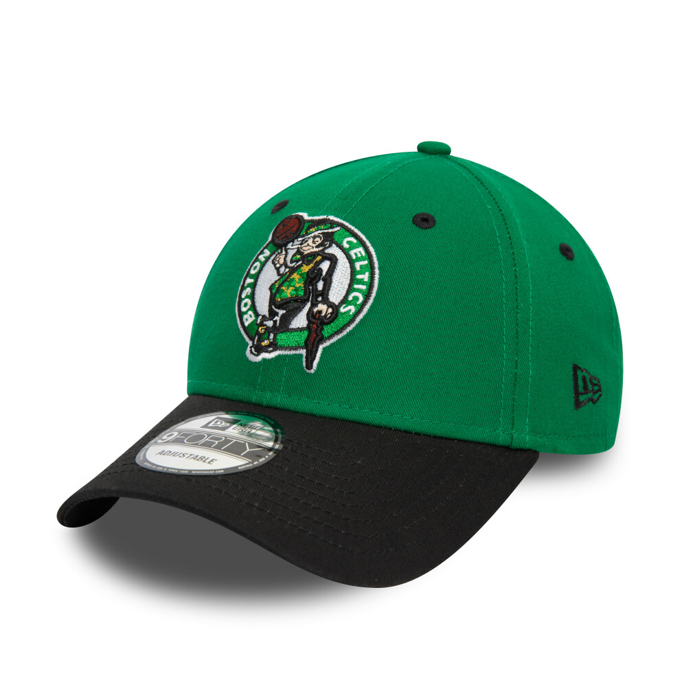 New Era Mens NBA Side Patch 9Forty Cap ~ Boston Celtics green