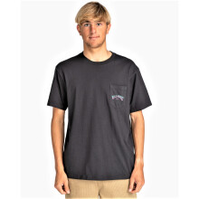 T-shirt Billabong manches courtes homme coton avec poche plaquée noir