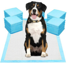 (Set of 36) GEEZY Extra Large Super Absorbent Training Pads for Puppies Mats Multi-Layered Toilet Mats for Dogs Cats and Rabbits 60x60cm