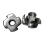 (10, M4 x 8mm) Captive Nuts Four Pronged Tee Nuts Steel T Nut 9