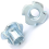 (50, M6 x 12mm) Captive Nuts Four Pronged Tee Nuts Steel T Nut 2