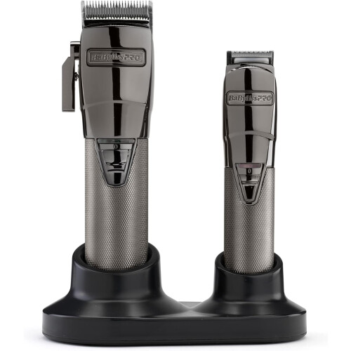 BaByliss BaBylissPRO Cordless Super Motor Hair Clipper and Trimmer Collection, Japanese steel blades, Cord/Cordless Metal housing