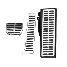 (AT With Rest) Zeratul For Seat Altea Leon 2009 - 2012 Toledo 2006 - 2009 Lhd Auto Pedal Parts Stainless Steel Car Pedals Cover Accessories