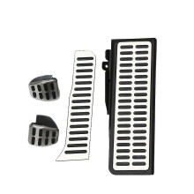 (MT With Rest) Zeratul For Seat Altea Leon 2009 - 2012 Toledo 2006 - 2009 Lhd Auto Pedal Parts Stainless Steel Car Pedals Cover Accessories