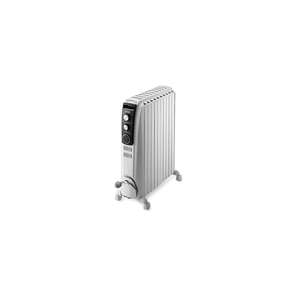 De'Longhi Dragon 4 TRD41025T Oil Filled Radiator - White