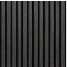 (Panel Black Oak 2400x600mm) Acoustic 3D Timber Oak Slatted Wall Panel - 2400x600 - Natural Decor