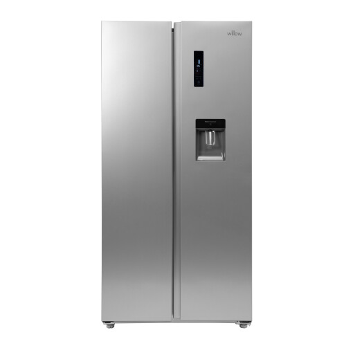 Willow WSBS84DS 430L Total No Frost American Fridge Freezer