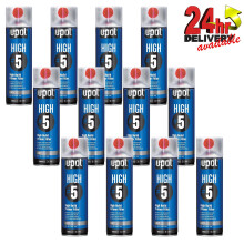 12 X U-Pol HIGH5 1K Ready For Use GREY High Build Primer Paint 450ml UPOL