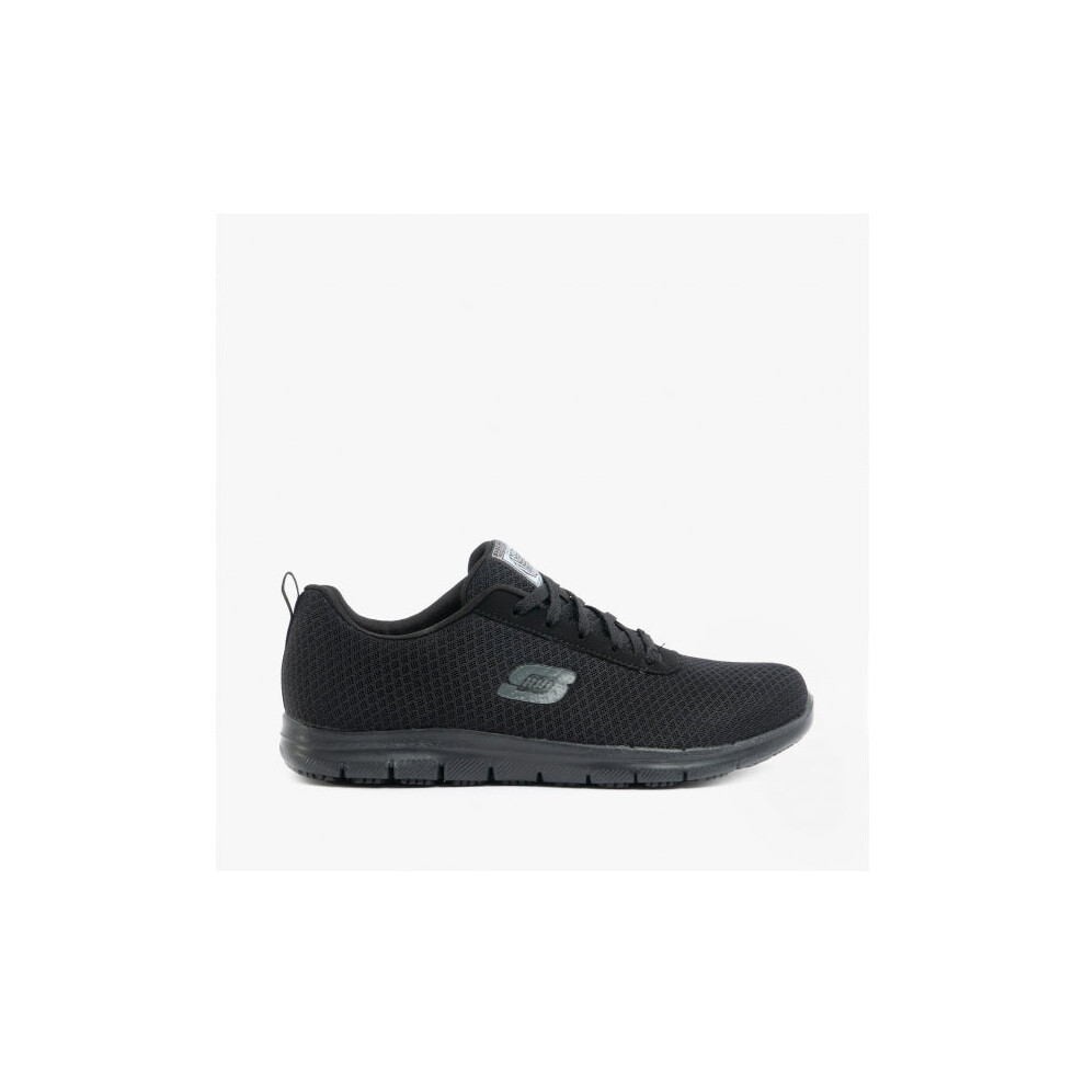 Skechers Work RELAXED FIT: GHENTER - BRONAUGH SR Ladies Anti-Slip Trainers Black