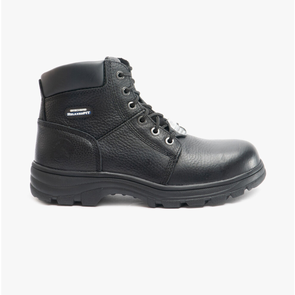 Skechers Work RELAXED FIT - WORKSHIRE ST Mens Leather Safety Boots Black