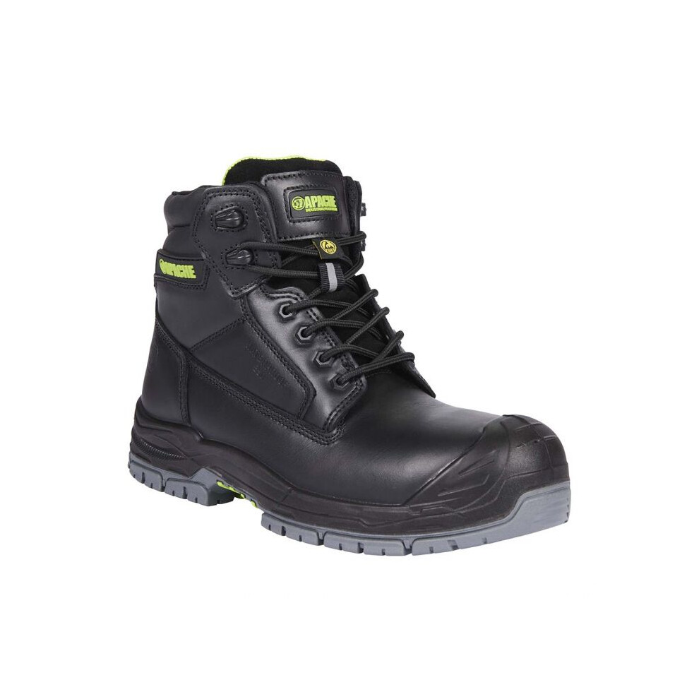 (Uk 10, Black) Apache Cranbrook Unisex Boots Black 5055338426966