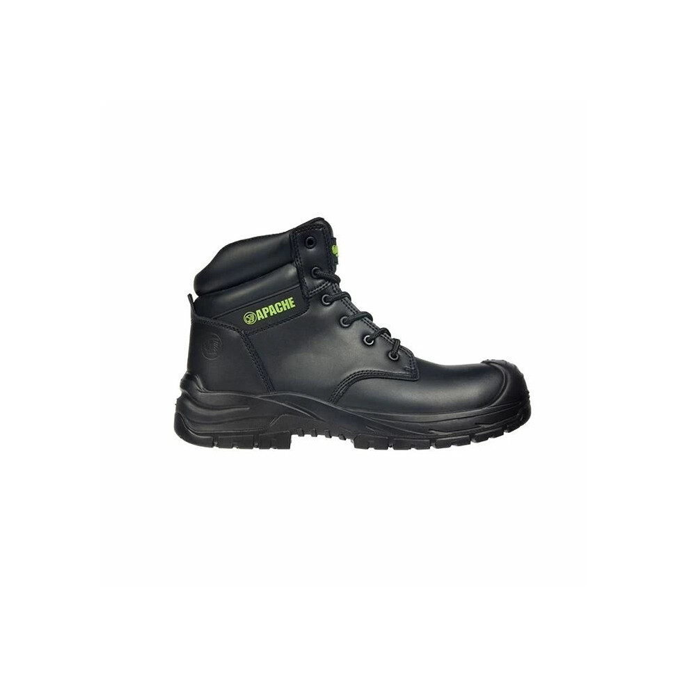 (Uk 15, Black) Apache Edmonton Unisex Boots Black 5055338429110
