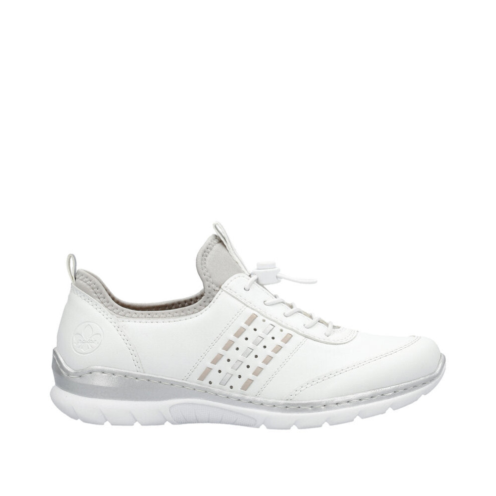 Rieker (Uk 6.5, ) L3259-80 Womens Shoes White