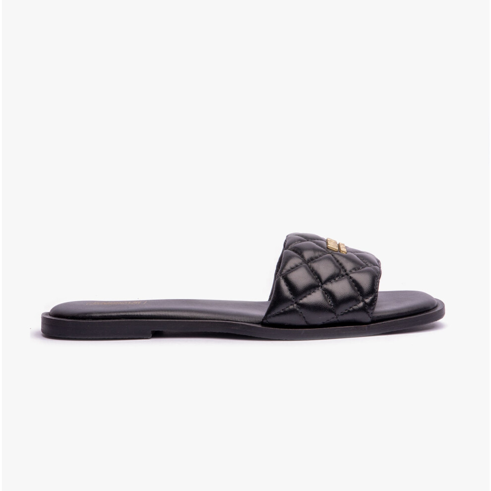(UK 4, Black) Barbour KINGHORN Womens Sandals Black