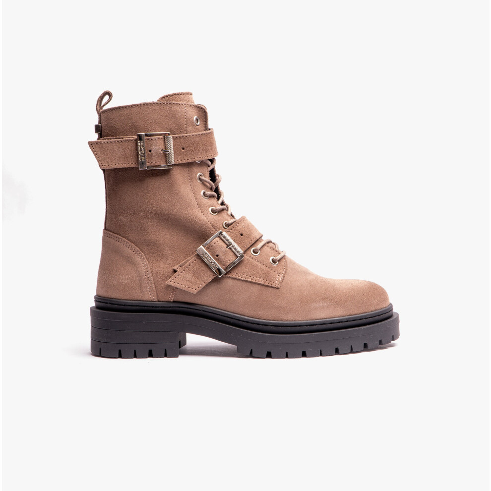 (UK 6, Oat Suede) Barbour REDGRAVE Womens Boots Oat Suede