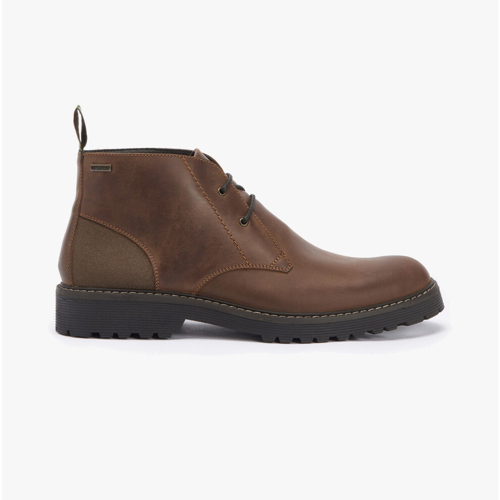 Barbour (Uk 9, Teak) Maxwell Mens Chukka Boots Teak