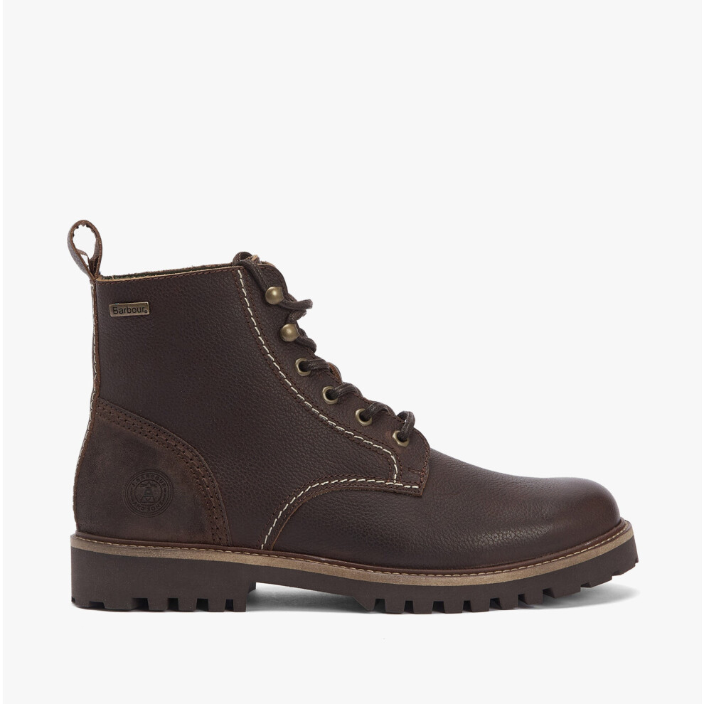 (UK 11, Brown) Barbour FOGGY Mens Derby Boots Brown